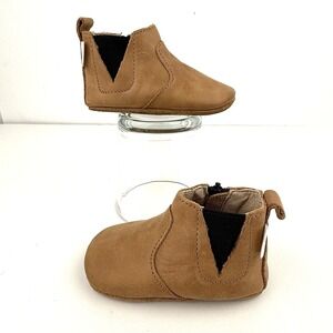 Little Love Bug Chelsea Boot Shoes Baby US 4 Leather Sand Moccasin Barefoot Sole